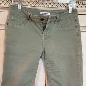 D. Jeans Green Skinny Jeans with Stretch